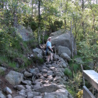 12.Richard onderweg naar de Preikestolen
