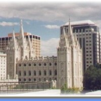 42.Temple Square in Salt lake City