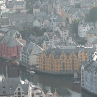 42a Alesund van bovenaf gekeken
