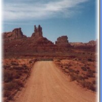 59.Dirt Road in Valley of the gods