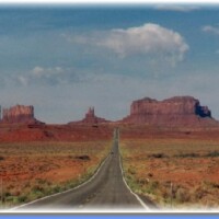 60.Road towards Monument Valley
