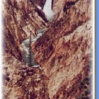 Panorama Grand canyon of Yellowstone